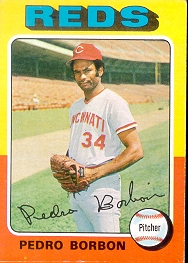 1975 Topps Baseball Cards      157     Pedro Borbon